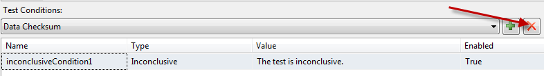 Test Conditions: Data Checksum